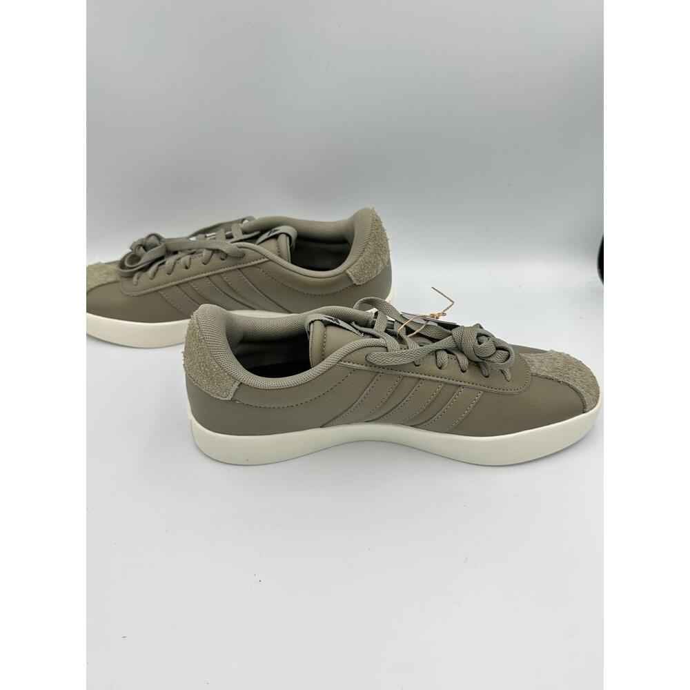 NWT Adidas VL Court 3.0 IH4800 Sneakers Mens 9 Olive Clay LowTop Rubber Sole - Picture 5 of 9